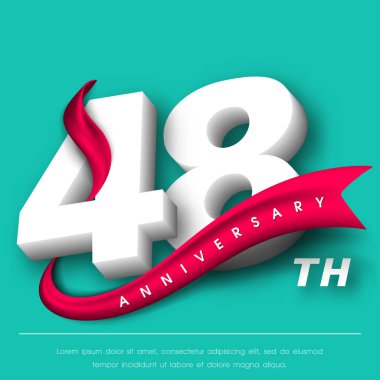 Yıldönümü Amblemler şablon tasarımı