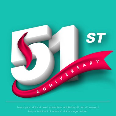 Yıldönümü Amblemler şablon tasarımı