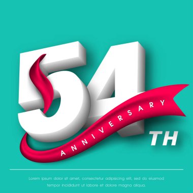 Yıldönümü Amblemler şablon tasarımı