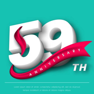 Yıldönümü Amblemler şablon tasarımı