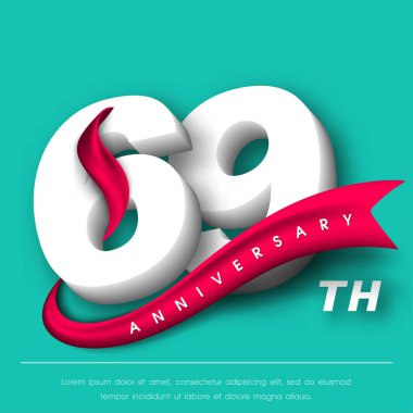 Yıldönümü Amblemler şablon tasarımı