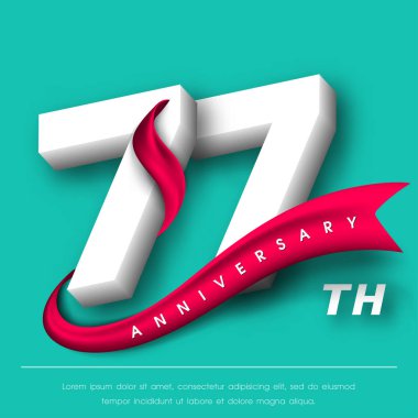 Yıldönümü Amblemler şablon tasarımı