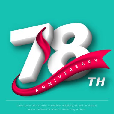 Yıldönümü Amblemler şablon tasarımı