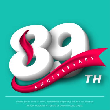 Yıldönümü Amblemler şablon tasarımı