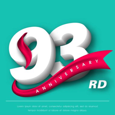 Yıldönümü Amblemler şablon tasarımı