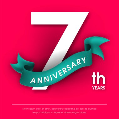 Yıldönümü Amblemler şablon tasarımı