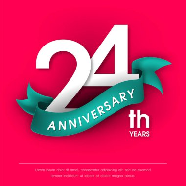 Yıldönümü Amblemler şablon tasarımı