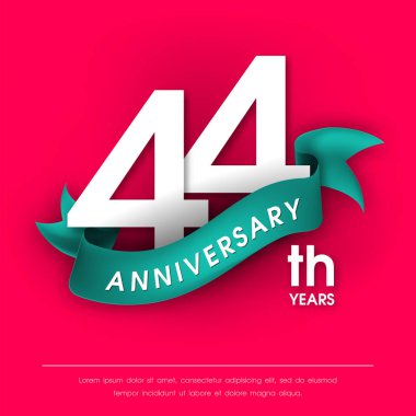 Yıldönümü Amblemler şablon tasarımı