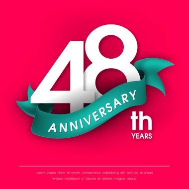 Yıldönümü Amblemler şablon tasarımı