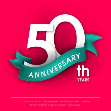 Yıldönümü Amblemler şablon tasarımı