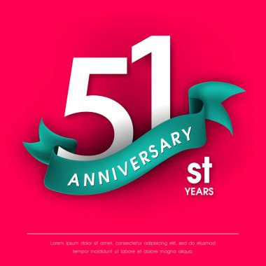 Yıldönümü Amblemler şablon tasarımı