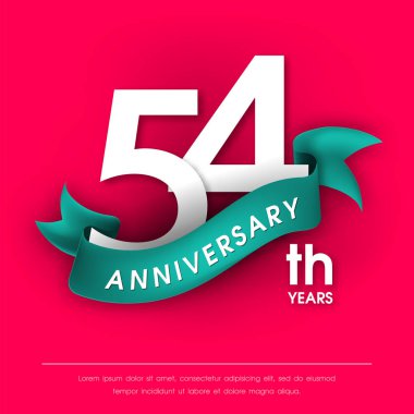 Yıldönümü Amblemler şablon tasarımı