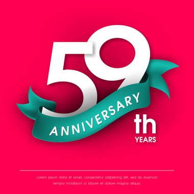 Yıldönümü Amblemler şablon tasarımı