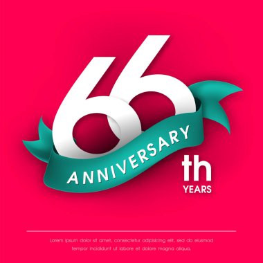 Yıldönümü Amblemler şablon tasarımı