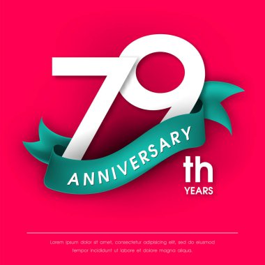 Yıldönümü Amblemler şablon tasarımı