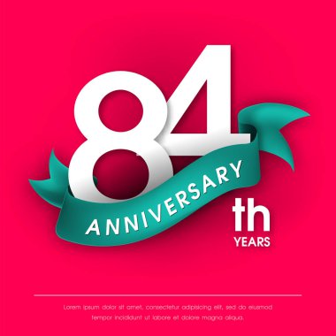 Yıldönümü Amblemler şablon tasarımı