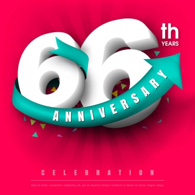 Yıldönümü Amblemler şablon tasarımı