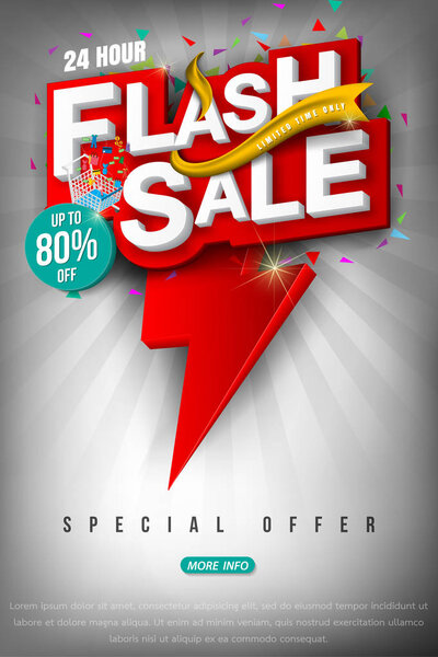 Яркий баннер или плакат
.