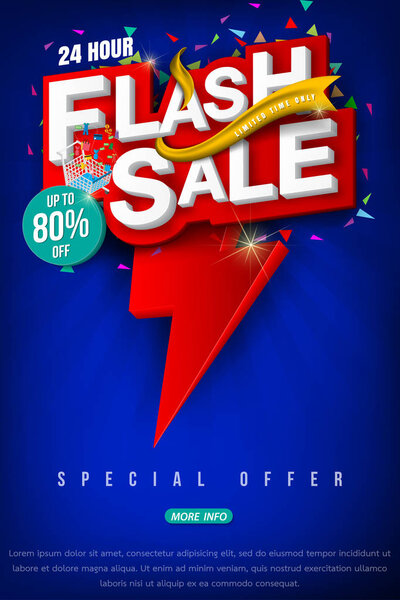 Яркий баннер или плакат
.