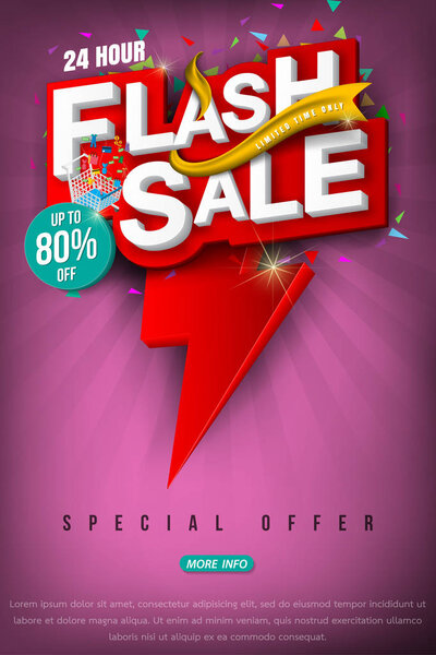 Яркий баннер или плакат
.