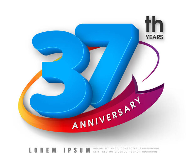 Anniversary emblems template design