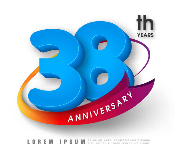 Anniversary emblems template design