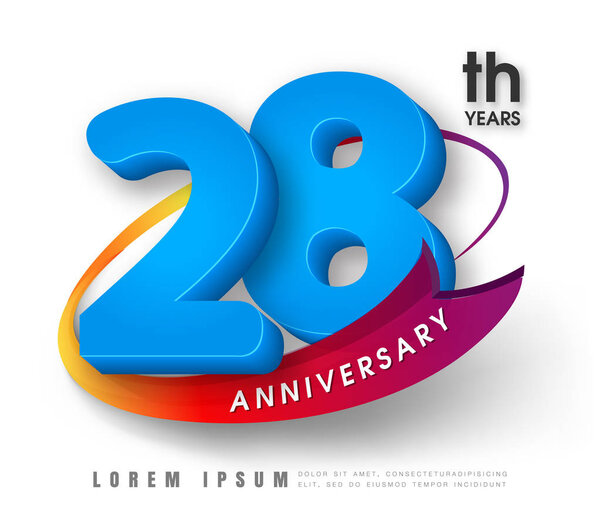 Anniversary emblems template design