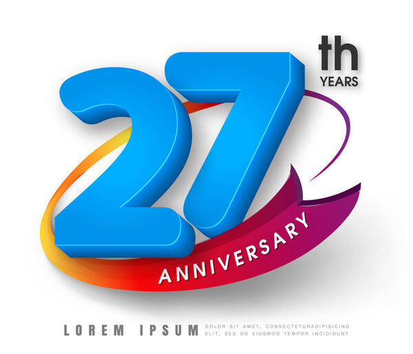 Anniversary emblems template design