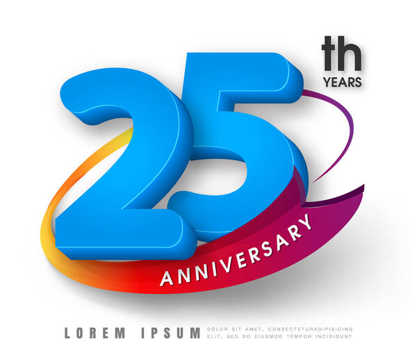 Anniversary emblems template design