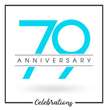 Yıldönümü Amblemler şablon tasarımı