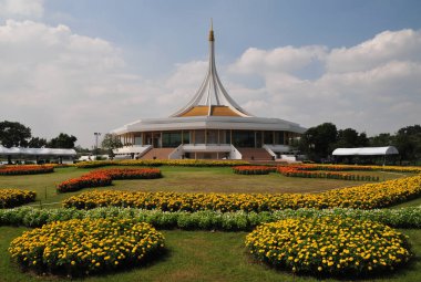 Suan Luang Rama Ix Halk Parkı Bangkok, Tayland 'dan Ratchamangkhala Pavyonu