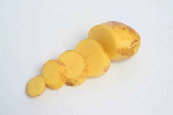 Batata Vegetal Radicular Nativo Das Américas Tubérculo Amiláceo Planta Solanum — Fotografia de Stock