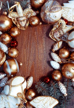 Noel veya yeni yıl arkaplanı