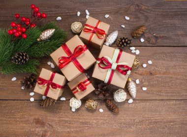 Noel veya yeni yıl arkaplanı