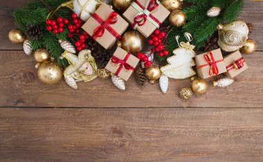 Noel veya yeni yıl arkaplanı