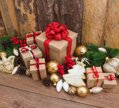 Noel veya yeni yıl arkaplanı