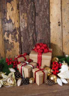 Noel veya yeni yıl arkaplanı