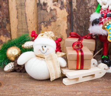 Noel veya yeni yıl arkaplanı