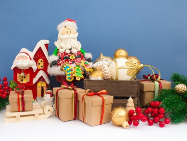 Noel veya yeni yıl arkaplanı