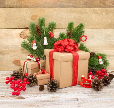 Noel veya yeni yıl arkaplanı