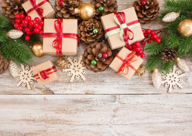 Noel veya yeni yıl arkaplanı