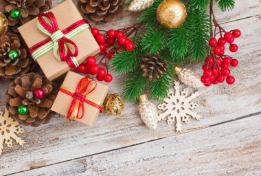 Noel veya yeni yıl arkaplanı