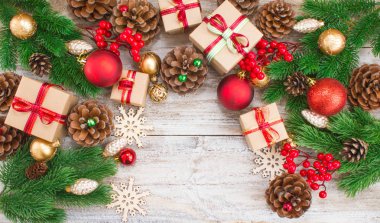 Noel veya yeni yıl arkaplanı