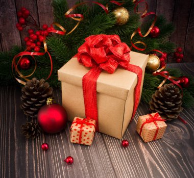 Noel veya yeni yıl arkaplanı