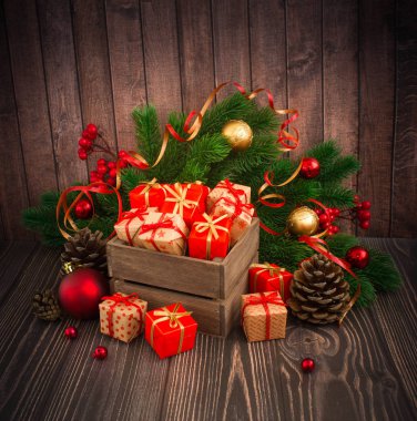 Noel veya yeni yıl arkaplanı