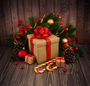 Noel veya yeni yıl arkaplanı