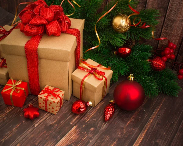 Noel veya yeni yıl arkaplanı.