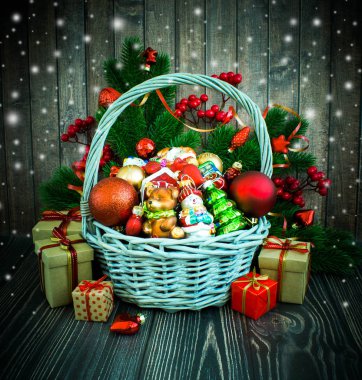 Noel veya yeni yıl arkaplanı