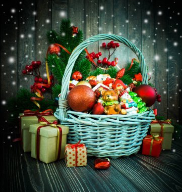 Noel veya yeni yıl arkaplanı