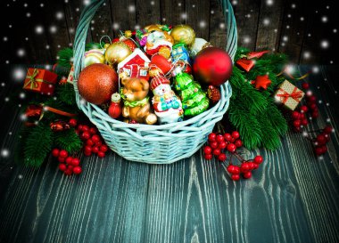 Noel veya yeni yıl arkaplanı